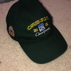 Vintage Oregon Ducks 2001 PAC 10 Champion Hat